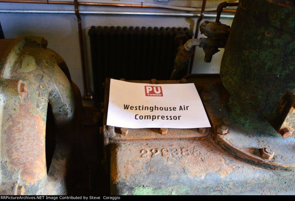 Sign Identifying Westinghouse Air Compressor